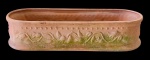 Floreira em cerâmica - 10x42x14 cm - necessitando limpeza e desgastes do uso. (6)