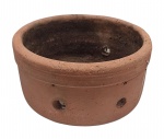 Vaso em cerâmica 12x24 cm - com desgastes do uso.