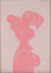 MILTON DACOSTA (Niterói, 1915 -1988) - Vênus Rosa. Óleo s/ tela. Ass cid e verso. 16x22 cm.