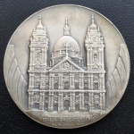Medalha do Brasil - Comemorativo a Igreja da Candelária - Rio de Janeiro 1978 - Prata (.900) - 63,3g