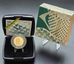 Estojo com Moeda de Ouro do Brasil - 20 Reais 1995 - O-739 - Proof FC - Ouro (.900) - 8g - 22 mm - E