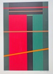 Paulo Calazans, Varal, gravura, tiragem 34/100, 70x50cm, 2013, sem moldura