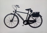 Kleber Ventura, Bicicleta, gravura PI 2/2, 70x100cm, sem moldura