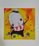 Andy Hope, Menino, gravura, tiragem 38/60, 83x70cm, sem moldura