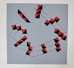 Judith Lauand, Composição, gravura, PA 1/10, 50x50cm, sem moldura