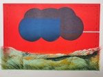 Inácio Ramos, Paisagem, gravura, tiragem 81/100, 25x30cm, 1986, sem moldura, necessita de limpeza