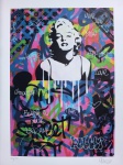 Fábio Polesi, Marylin - Grafite, gravura 48/100, 65x43cm, sem moldura, FINEART