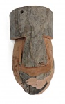 J. Bezerra, Queixudo, escultura de madeira para parede, arte popular, 18x10cm