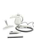 ELETRÔNICO, um (1) Vaporizador e Higienizador Multiuso Pensaré KB-2009, um dispositivo portátil cinza projetado para limpar e desinfetar superfícies usando vapor pressurizado, potência de 950 W, 127v, acompanha acessórios, vide foto, sinais de uso, não testado e sem garantia de funcionamento.