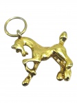BIJUTERIA, um (1) pingente confeccionado em metal dourado representando cavalo, medindo 2x2cm.