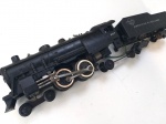 Vintage Coleção, Ferromodelismo: Locomotiva Maria Fumaça de Ferro, Mecanizada, com Vagão Carvoreiro, da American Flyer Lines, By Gilbert, 1960`s, U.S.A. medindo 39,5cm. Usada, sem testar