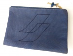 Vintage Aviação, Fashion, Coleção, Decoração, Lote contendo Necessaire da AIR FRANCE, tecido com zíper, medindo 18 x 12,5cm
