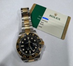 ROLEX - Relógio da marca Rolex GMT - Master II, aço e ouro,
