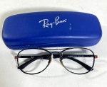 RAY-BAN- INFANTIL- ARMAÇÃO DE ÓCULOS EM ACETATO PRETO SEM LENTES