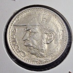 Brasil República, moeda de prata de 2000 réis "CAXIAS", 1935