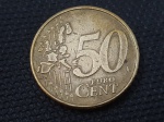 Bélgica, moeda de 50 cents de euro, 1999,