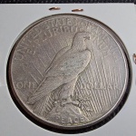 EUA, moeda de ONE DOLLAR de prata 0,900 de 1926, "MORGAN DOLLAR". Linda!