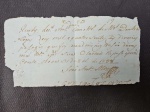 Brasil Colônia, documento particular/recibo de pagamento. Merece estudo. Bom estado! Datado 31 de Abril de 1798