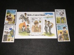 TURKS AND CAICOS ISLANDS, bloco com selos tema "Escotismo". MINT.