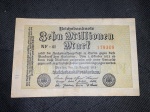 Alemanha Reich, NOTGELD de 10 milhões de marcos, 1923, flor de estampa