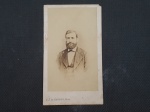 Brasil Império, fotografia original, séc XIX do Barão de CAIRARI. No verso CAIRARI. No verso marca do fotógrafo JUSTIANO JOSÉ  de Barros do Rio de Janeiro. Raro item, em bom estado!