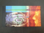 Hong Kong, fantástica caderneta com selos de 2002, CYBER INDUSTRY IN HONG KONG, facial de 9,4 dólares. MINT. Vide filme