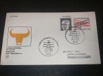 Alemanha, envelope de 1º Vôo de 1973 Koln - Barcelona Boeing 727, Lufthansa