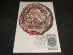 França, máximo postal, 1977, com selo o CBC, LE BOURGOGNE
