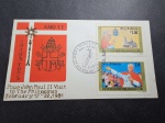 Filipinas, FDC com selos e CBC de 1981, "Visita do Papa João Paulo II às Filipinas". PF's