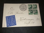 Alemanha III Reich, carta circulada com selos e CBCs alusivos ao NAZISMO, tema Esportes. Impecável! Qualidade europeia. OBS: O item não Promove ou glorifica a violência da intolerância racial ou religiosa. Está à venda apenas para fins de preservação da memória histórica. A Casa de Leilões não faz apologia a quaisquer movimentos políticos ou ideológicos, bem como repudia qualquer ideologia de cunho racista.