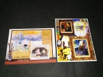 Lote com 2 blocos com selos tema Artes: MONET E DEGAS. MINT.