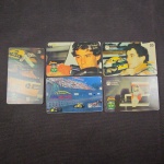 Brasil, lote com 5 cartões telefônicos diferentes "Ayrton Senna"