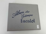 Brasil, álbum para folhas tipo fichário para Estampas EUCALOL praticamente sem uso. Algumas folhas com estampas estão nesse leilão