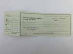 Brasil, déc 50/60, cheque do Banco SOTTO Maior ainda com o canhoto original. Excelente estado!