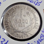 Brasil, moeda de prata de 2000 réis, 1931. Ano difícil!