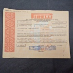 Brasil, Ação da PIRELLI de 1991, em excelente estado! Tema automóveis