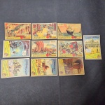 Brasil, lote com 10 estampas EUCALOL diferentes