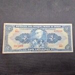 Brasil, cédula de 2 cruzeiros, MBC, autografada