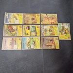 Brasil, lote com 10 estampas EUCALOL diferentes