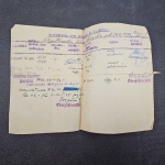 Alemanha III Reich, documento do período da II Guerra Mundial (1944), "Comprovante de Internação em Hospital Militar". Reforço na parte do meio. Raro item! OBS: O item não Promove ou glorifica a violência da intolerância racial ou religiosa. Está à venda apenas para fins de preservação da memória histórica. A Casa de Leilões não faz apologia a quaisquer movimentos políticos ou ideológicos, bem como repudia qualquer ideologia de cunho racista.