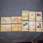 Brasil, lote com 10 estampas EUCALOL diferentes