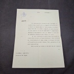 Brasil/Itália, documento de 1917, do Ministério de Assuntos Exteriores da Itália, resposta a carta do Barão de Smith de Vasconcellos, comunicando ao mesmo que o rei o condecorou "CAVALIERE DELLA CORONA D'ITALIA". Raro item de membro da monarquia brasileira