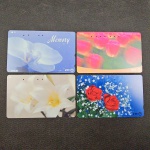Japão, lote com 4 cartões de telefone "FLORES"