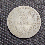 Inglaterra, moeda de prata de 6 pences