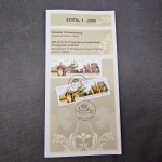 Brasil, Edital 1/2008, real, com selos e CBC, "FAMÍLIA REAL"