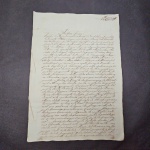 Portugal/Brasil (?), fantástico documento com 16 páginas manuscritas, datado 1847, todas páginas com selos fiscais em relevo de taxas cartoriais e marcas d'água. Excelente estado! Documento proveniente de leilão europeu da déc 80. Merece estudo detalhado. Cada vez mais raros!