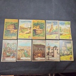 Brasil, lote com 10 estampas EUCALOL diferentes