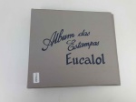 Brasil, álbum para folhas tipo fichário para Estampas EUCALOL praticamente sem uso. Algumas folhas com estampas estão nesse leilão