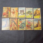 Brasil, lote com 10 estampas EUCALOL diferentes