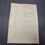 Alemanha III Reich, documento do período da II Guerra Mundial (1944), "Bilhete para Trabalhadores Civis Estrangeiros". Raro item, inédito em nosso leilão! OBS: O item não Promove ou glorifica a violência da intolerância racial ou religiosa. Está à venda apenas para fins de preservação da memória histórica. A Casa de Leilões não faz apologia a quaisquer movimentos políticos ou ideológicos, bem como repudia qualquer ideologia de cunho racista.